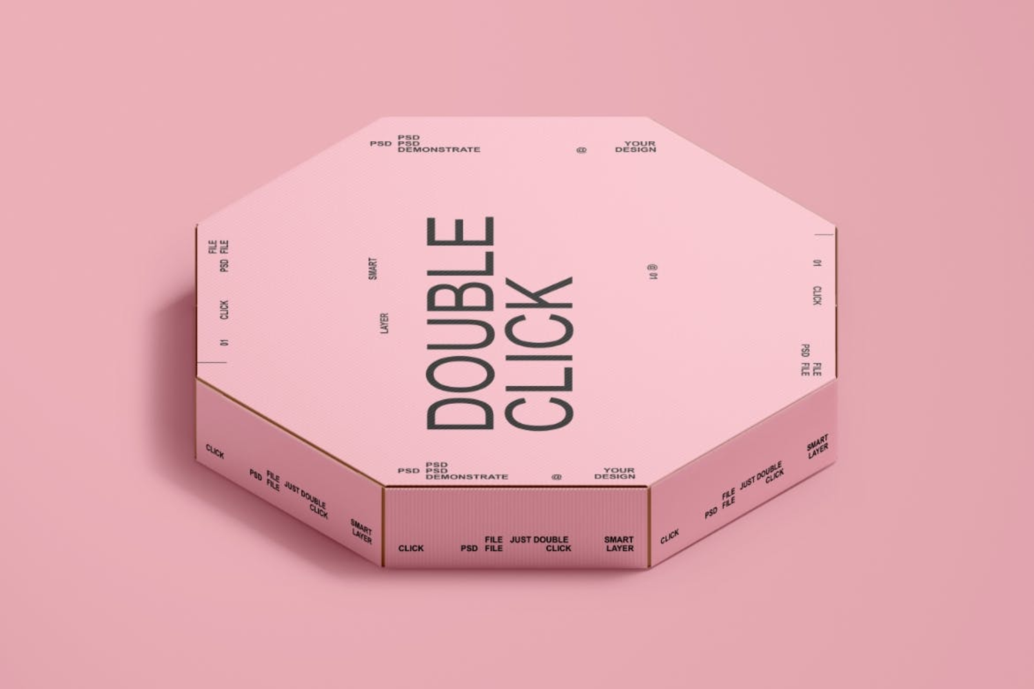 4780 3款极简多边形披萨盒纸盒包装盒外卖盒PSD样机Pizza Box Mockup@GOOODME.COM