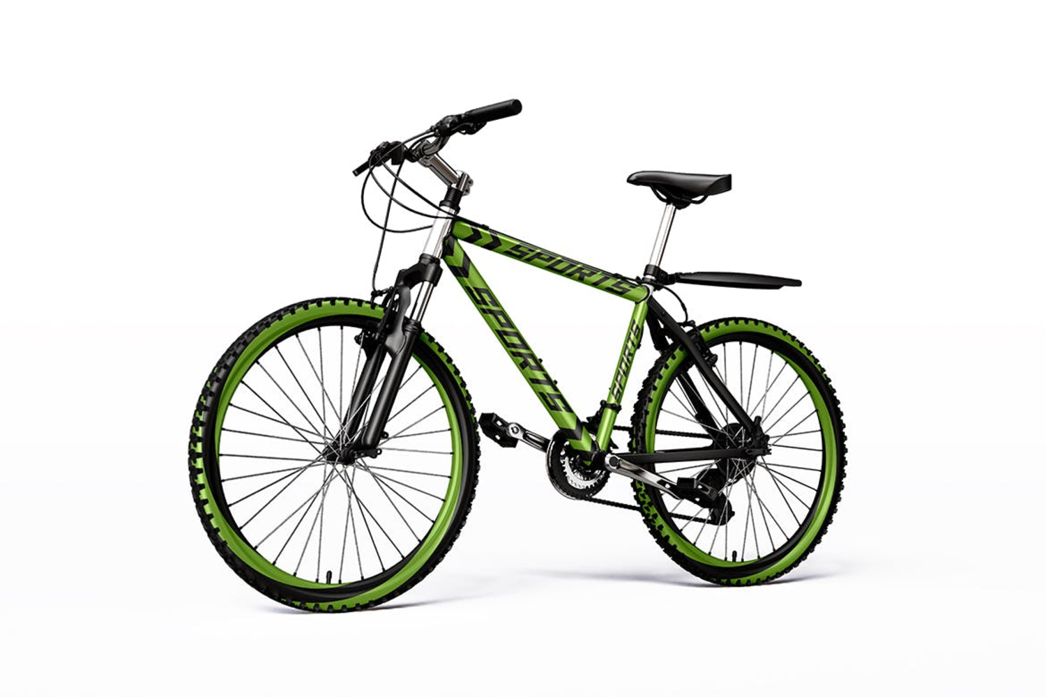 4804 5款质感自行车赛车单车车身设计PS样机 Mountain Bike Mockup@GOOODME.COM