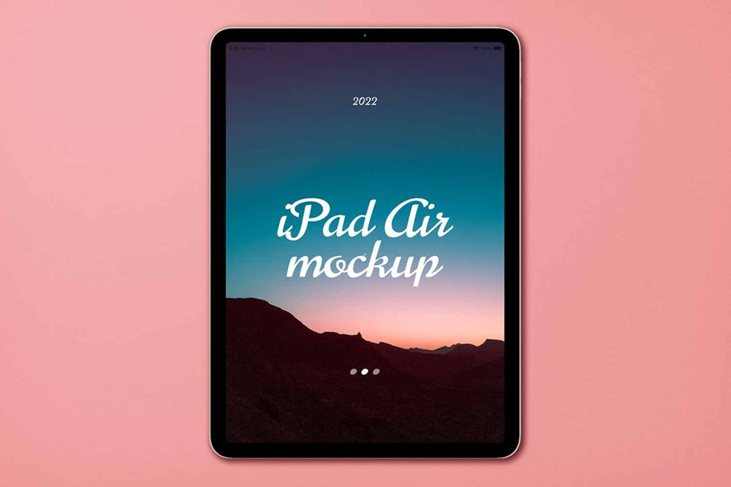 4851 8款平板电脑ipad屏幕UI设计展示PS样机 iPad Air Mockup@GOOODME.COM