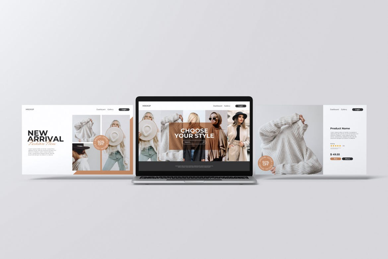 4907 6款笔记本电脑屏幕web界面UI设计作品分屏展示PS样机 Laptop Screen & Web Showcase Mockup@GOOODME.COM 4907 6款笔记本电脑屏幕web界面UI设计作品分屏展示PS样机 Laptop Screen & Web Showcase Mockup@GOOODME.COM