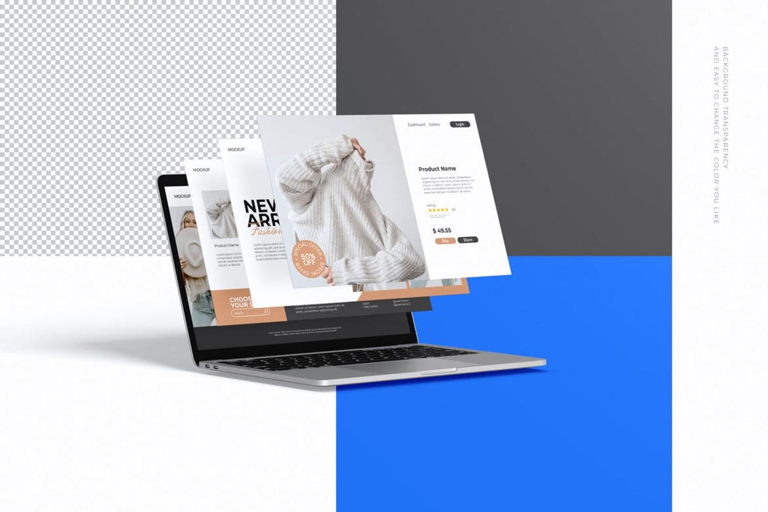 4907 6款笔记本电脑屏幕web界面UI设计作品分屏展示PS样机 Laptop Screen & Web Showcase Mockup@GOOODME.COM 4907 6款笔记本电脑屏幕web界面UI设计作品分屏展示PS样机 Laptop Screen & Web Showcase Mockup@GOOODME.COM