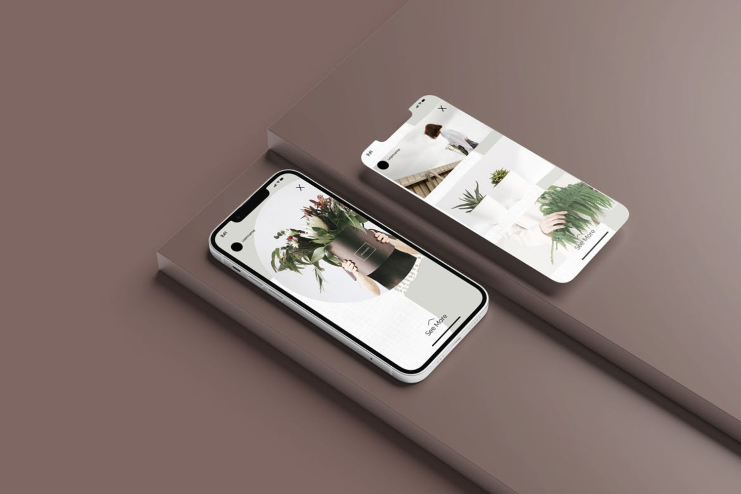 4950 3款桌面场景APP设计手机屏幕展示UI作品集PS样机 App Screen Phone Mockup@GOOODME.COM