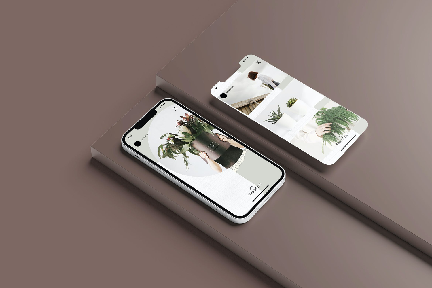 4950 3款桌面场景APP设计手机屏幕展示UI作品集PS样机 App Screen Phone Mockup@GOOODME.COM