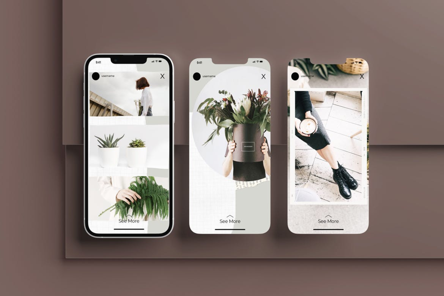 4950 3款桌面场景APP设计手机屏幕展示UI作品集PS样机 App Screen Phone Mockup@GOOODME.COM
