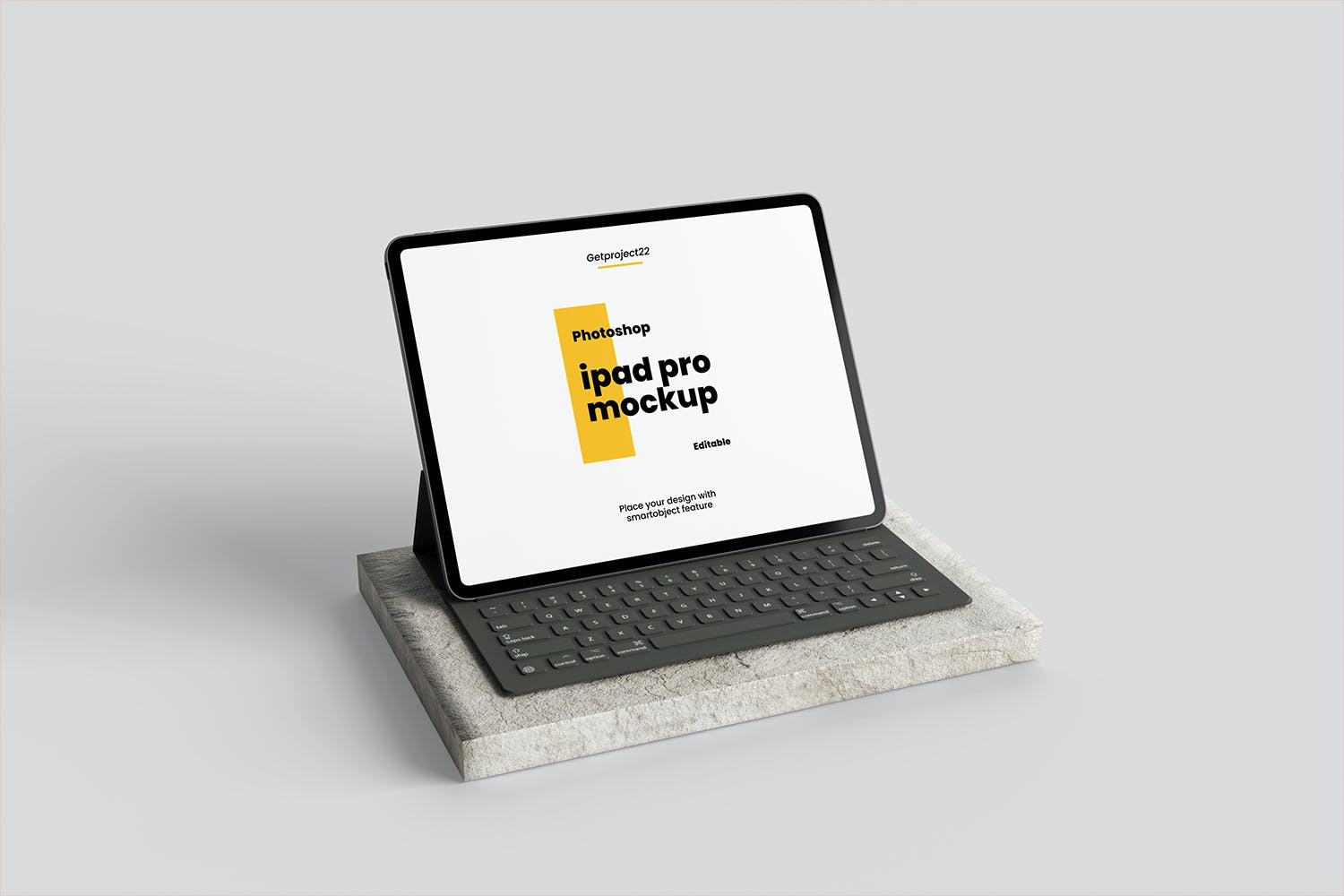 4951 5款平板电脑UI设计展示PS样机 Ipad Pro – Device Mockup@GOOODME.COM