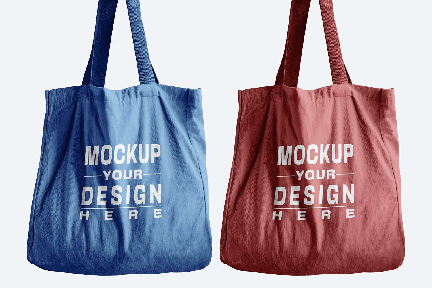4992 大号手提帆布袋挎包设计PS样机 Tote Bag Mockups@GOOODME.COM