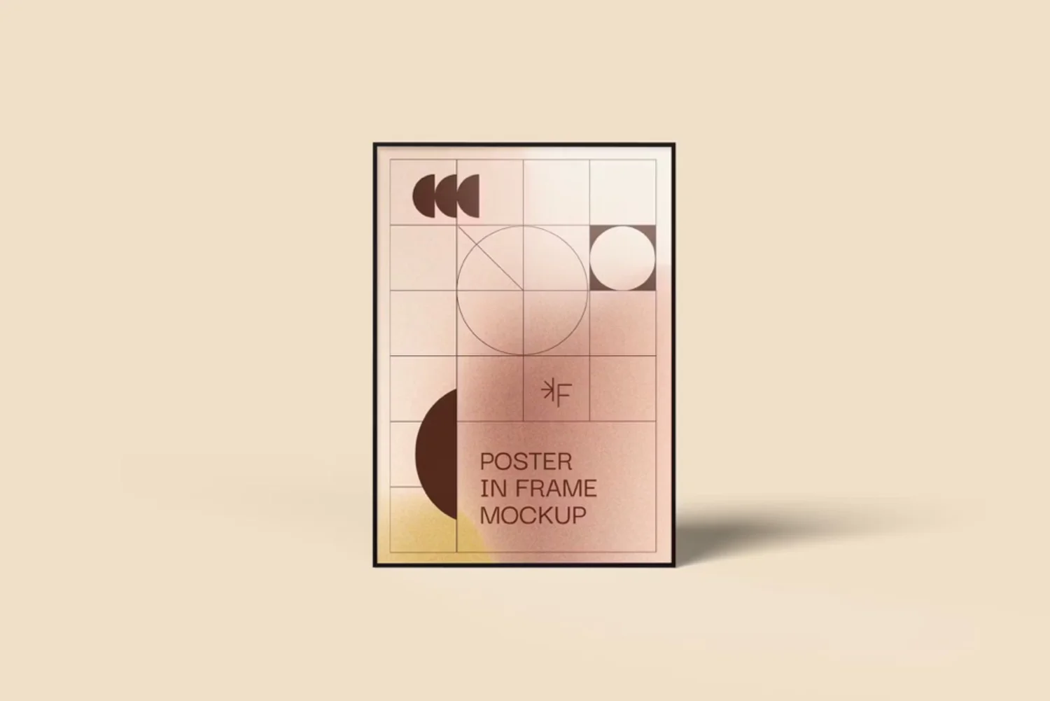 5020 6款相框海报框架模型展示设计贴图ps样机素材模板 Frame Poster Mockups@GOOODME.COM