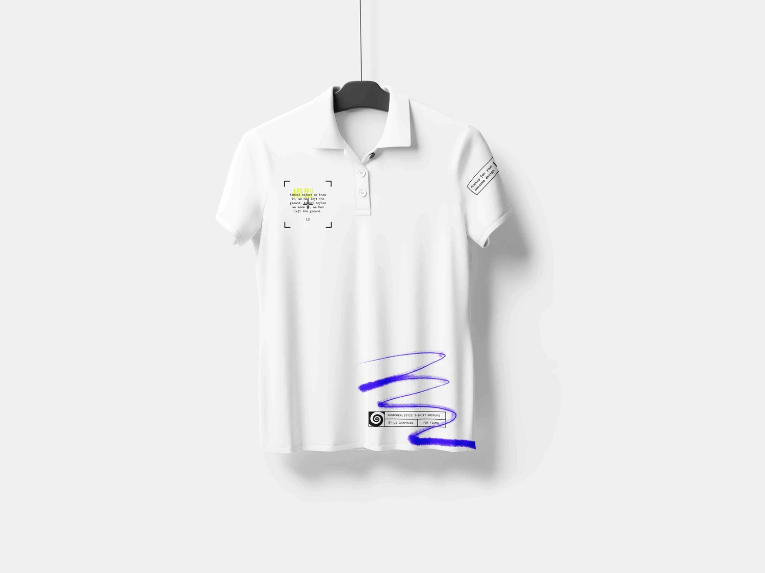 5035 32款3D立体短袖T恤polo衫背心服装设计贴图ps样机素材展示效果图 T-Shirt Mockups@GOOODME.COM
