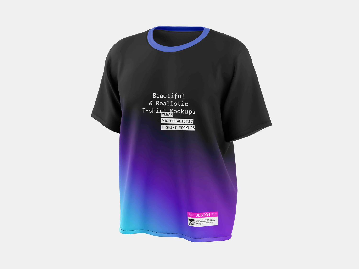 5035 32款3D立体短袖T恤polo衫背心服装设计贴图ps样机素材展示效果图 T-Shirt Mockups@GOOODME.COM
