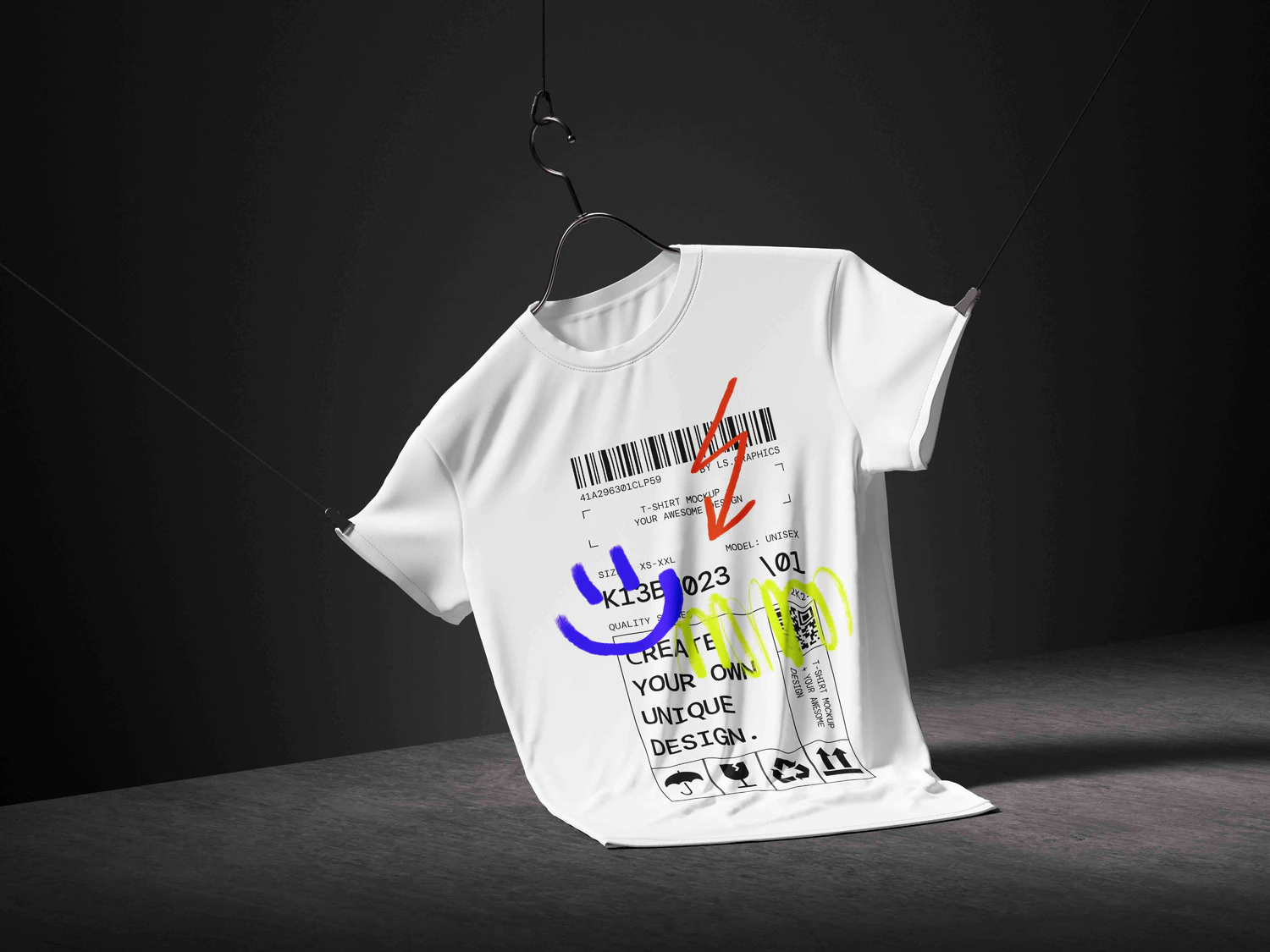 5035 32款3D立体短袖T恤polo衫背心服装设计贴图ps样机素材展示效果图 T-Shirt Mockups@GOOODME.COM