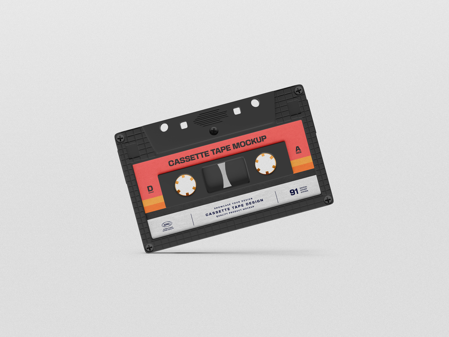 5050 7款复古磁带设计PS样机 Vintage Cassette Tape Mockups Psd@GOOODME.COM