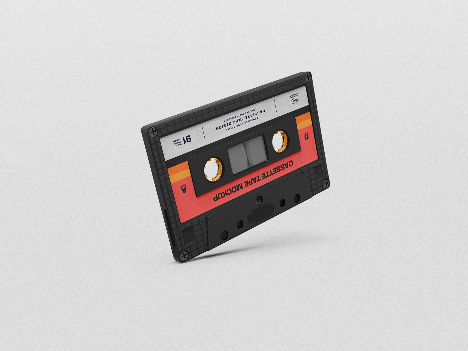 5050 7款复古磁带设计PS样机 Vintage Cassette Tape Mockups Psd@GOOODME.COM