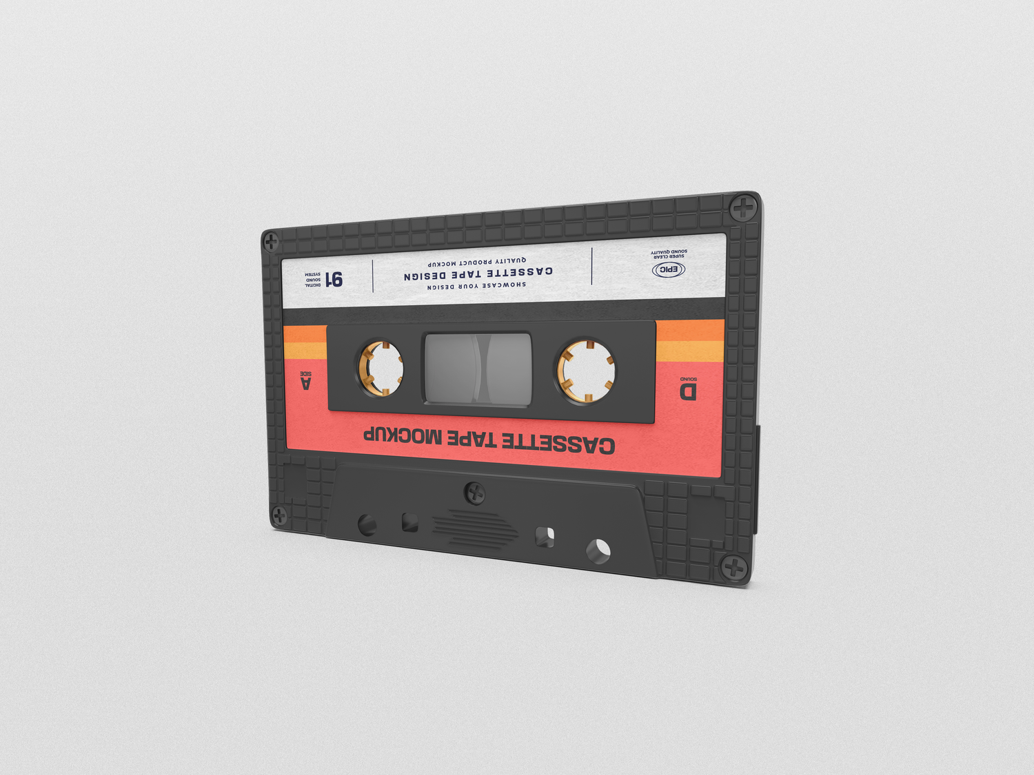 5050 7款复古磁带设计PS样机 Vintage Cassette Tape Mockups Psd@GOOODME.COM