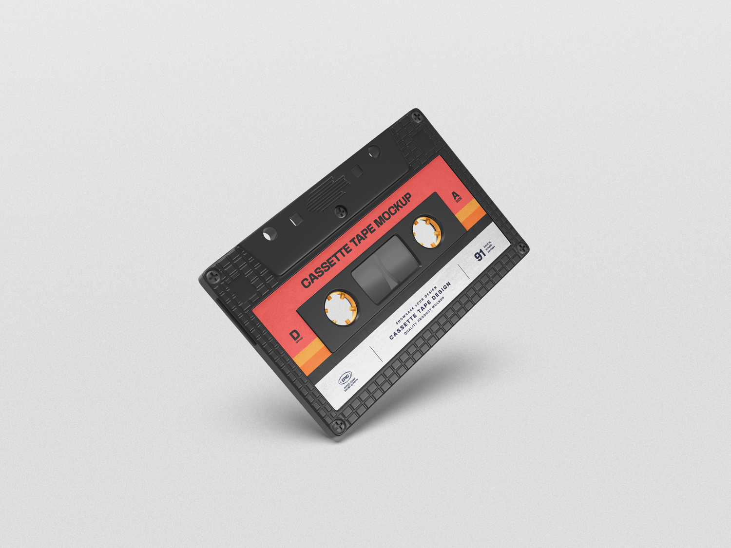 5050 7款复古磁带设计PS样机 Vintage Cassette Tape Mockups Psd@GOOODME.COM