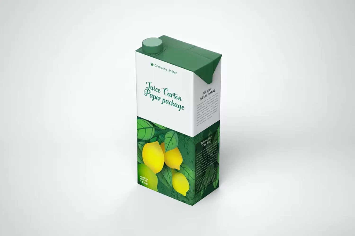 5063 10款牛奶果汁利乐包装瓶设计PS样机 Tetra Pack Fruit Juice Carton Mockup@GOOODME.COM