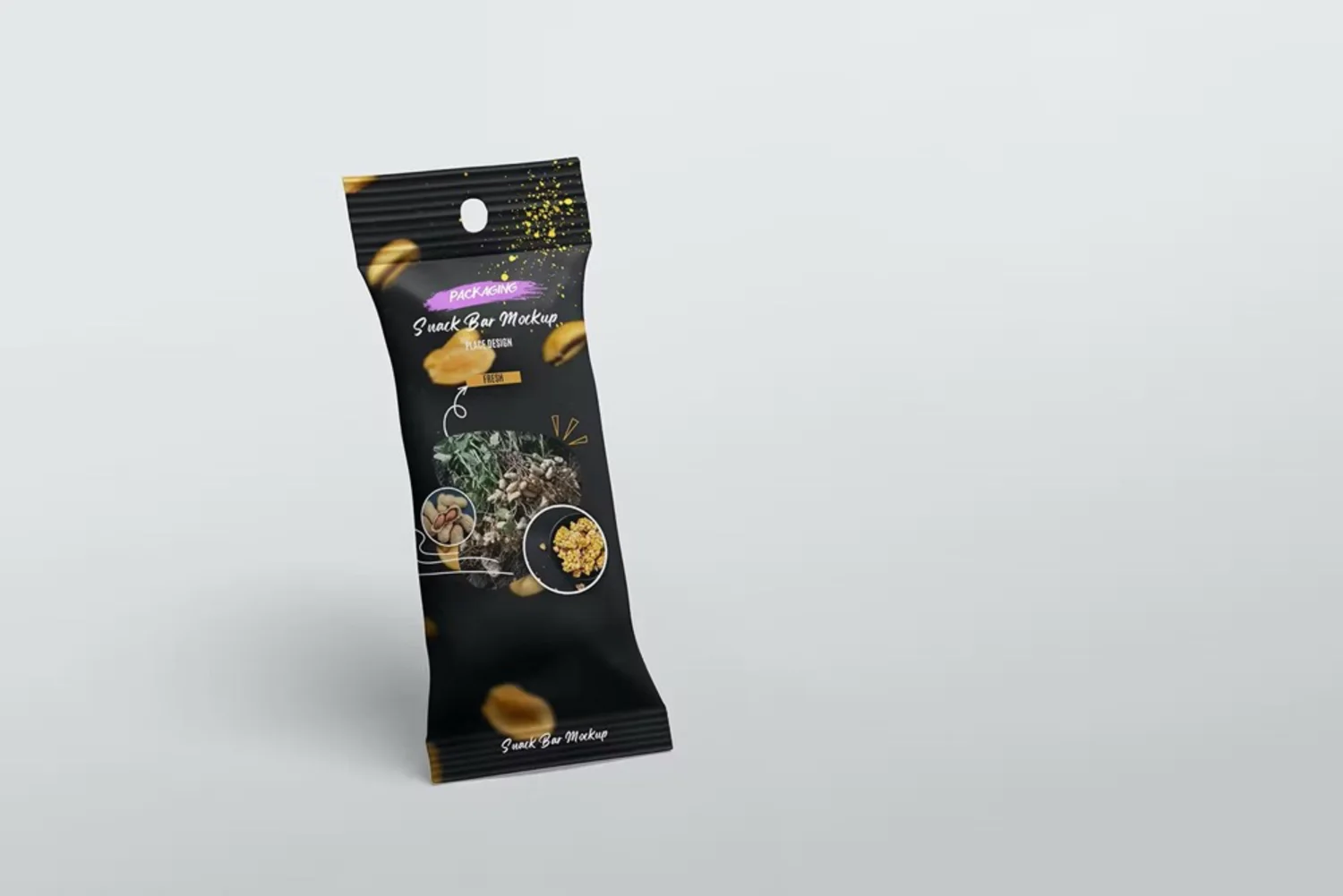 5069 4款雪糕冰淇淋包装设计PS样机 Snack Bar Packaging Mockup@GOOODME.COM