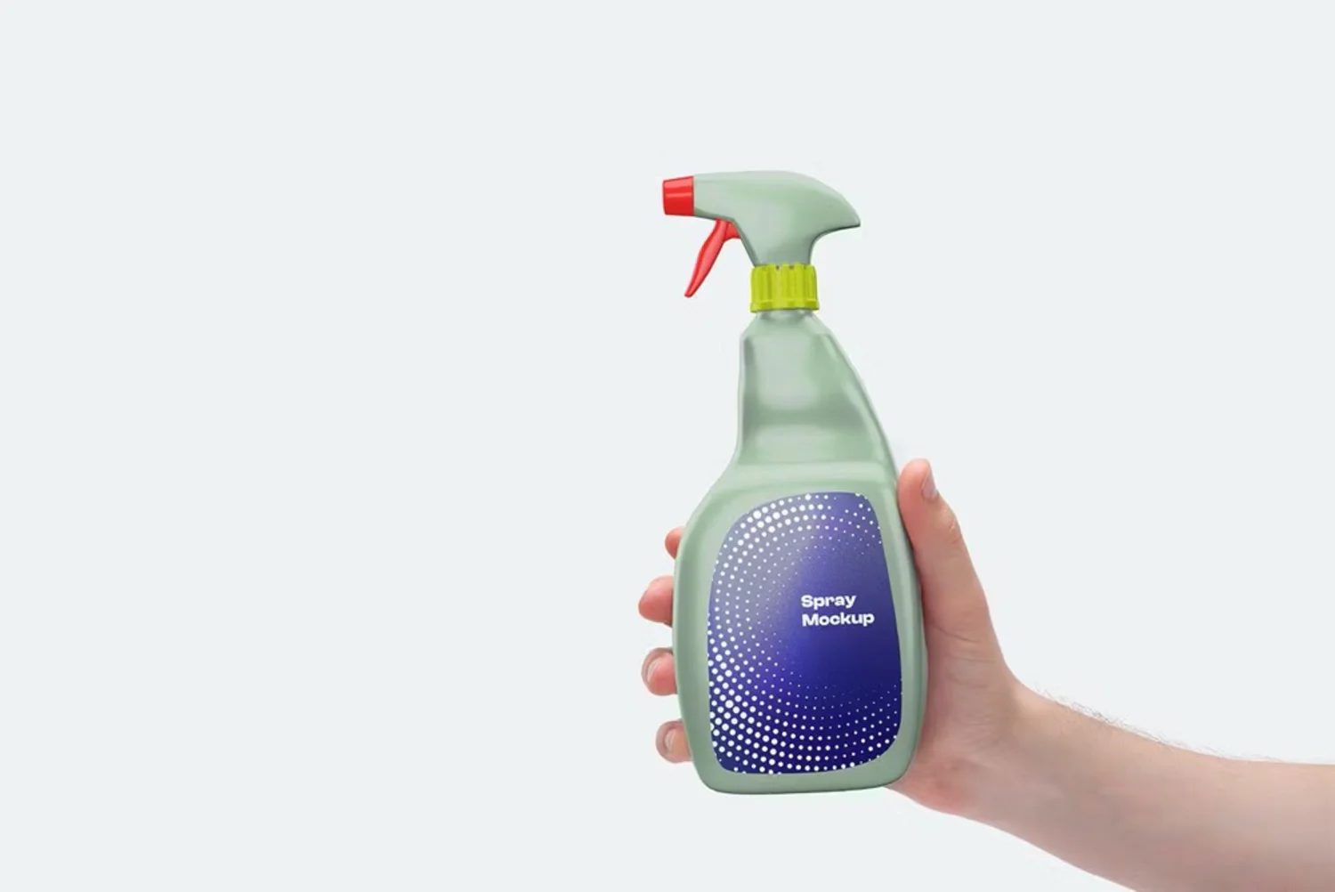 5071 5款厨房除污清洁剂包装设计PS样机 Spray Bottle Mockup@GOOODME.COM