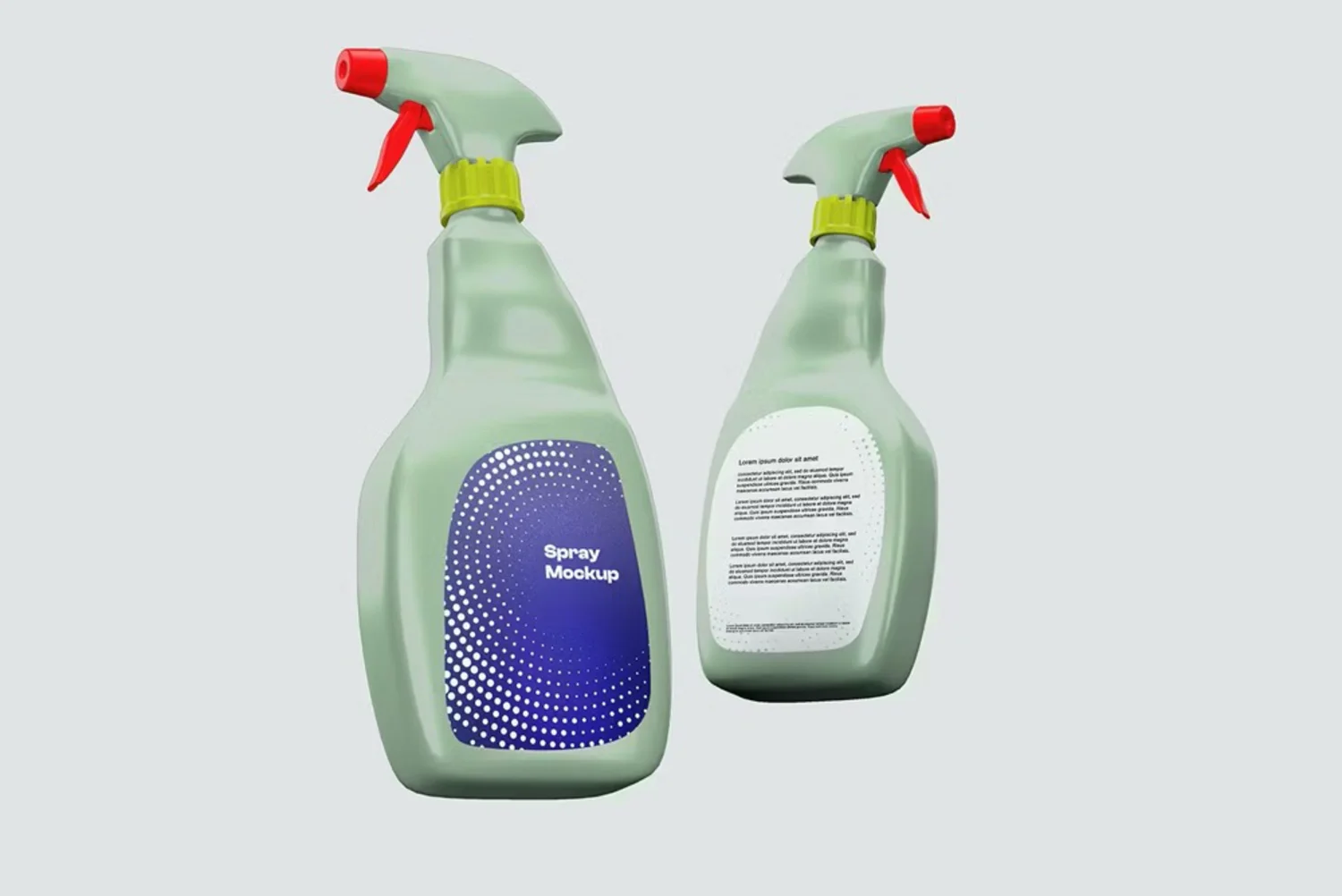 5071 5款厨房除污清洁剂包装设计PS样机 Spray Bottle Mockup@GOOODME.COM