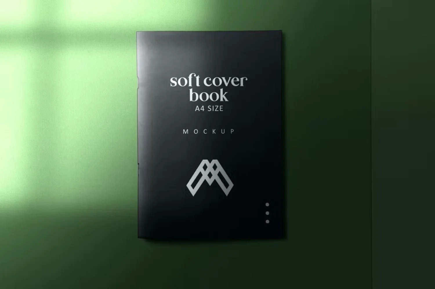 5074 软壳骑马钉书籍画册宣传册设计PS样机 A4 Soft Cover Book Mockups@GOOODME.COM