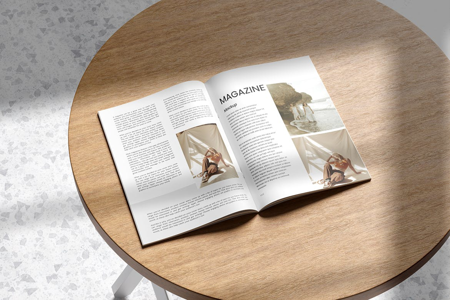 5105 带阴影高品质杂志宣传画册VI设计PSD样机素材包Catalog Magazine Mockup@GOOODME.COM