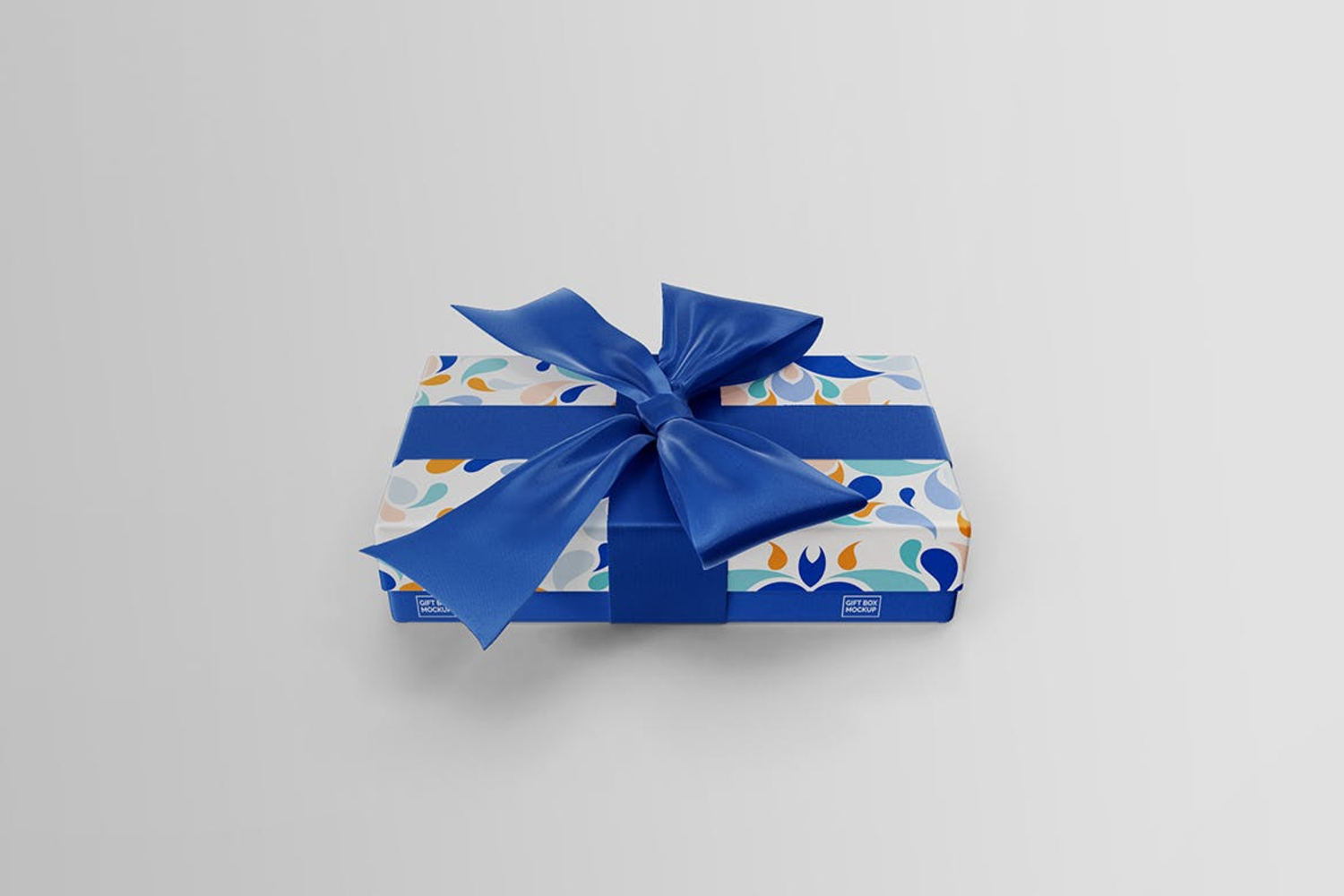 5174 6款逼真蓝色礼品盒包装伴手礼盒设计PS样机 Gift Box Mockup@GOOODME.COM
