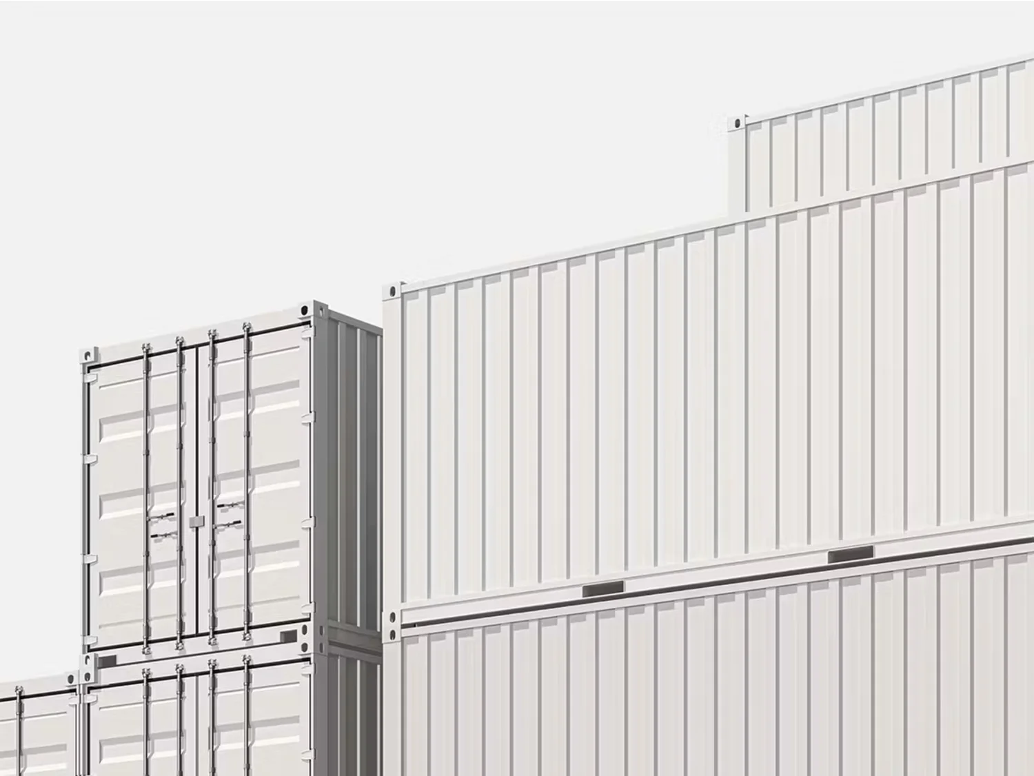 5199 逼真运输集装箱模型PSD设计智能贴图样机 Shipping Container Mockup@GOOODME.COM