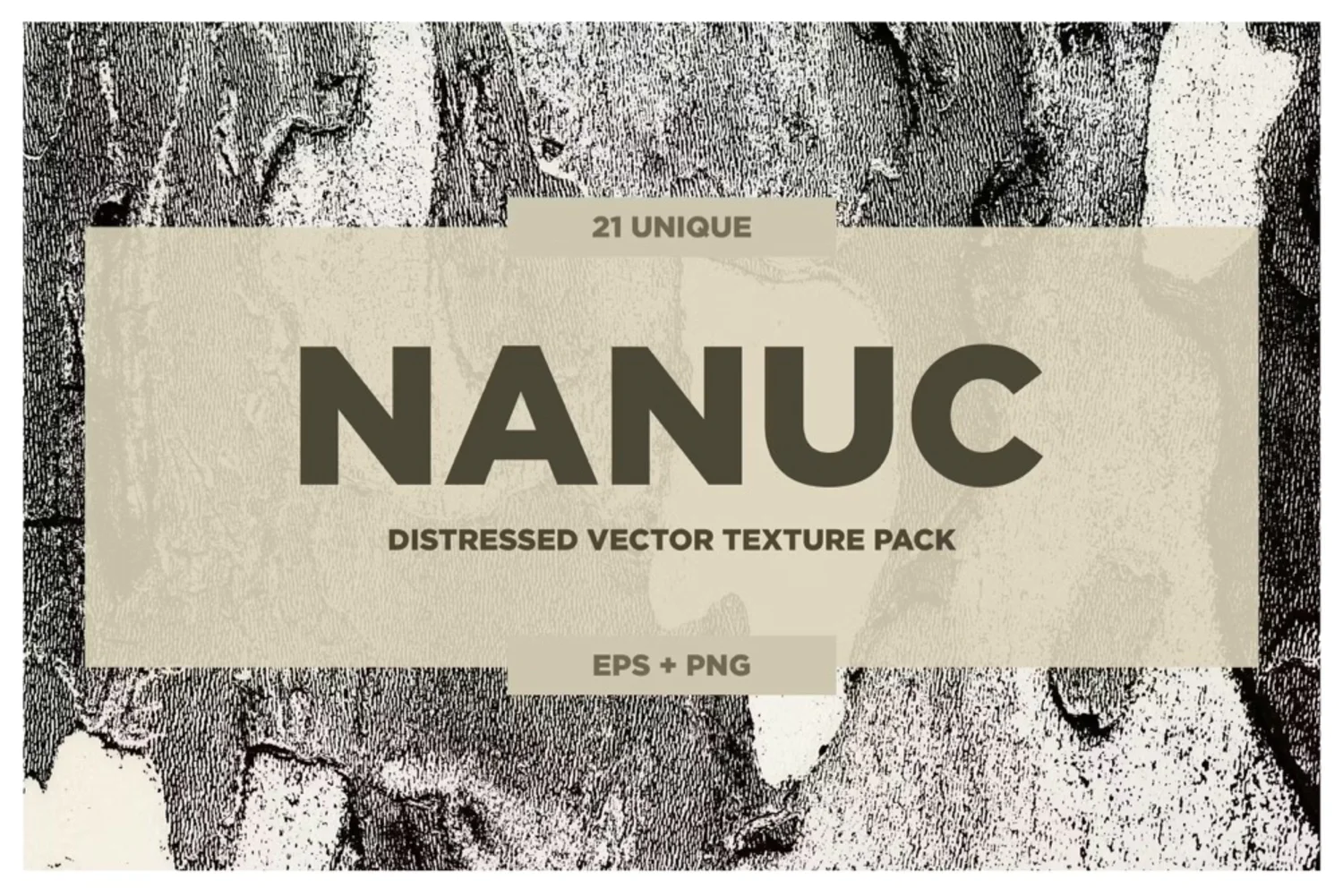 5205 21张矢量破旧真实纹理设计素材集合A4透明背景 NANUC – Vector Grunge Texture pack VOL. 2@GOOODME.COM