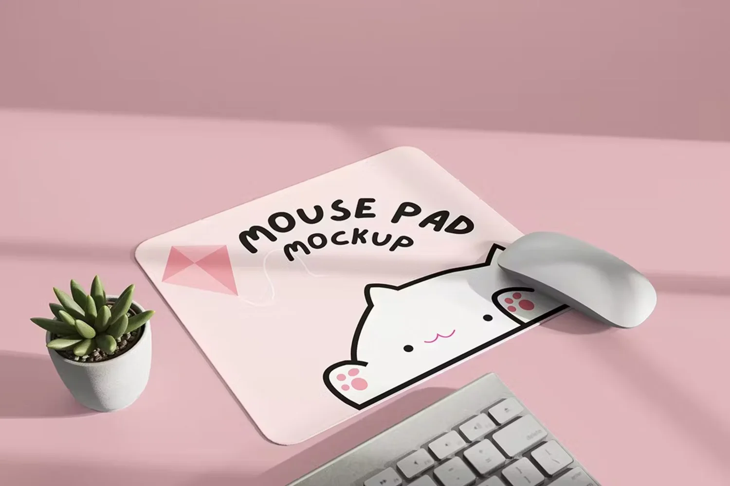 5253 5款鼠标垫设计PSD样机素材 Mousepad Mockup@GOOODME.COM