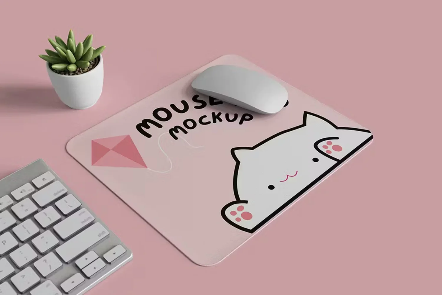 5253 5款鼠标垫设计PSD样机素材 Mousepad Mockup@GOOODME.COM