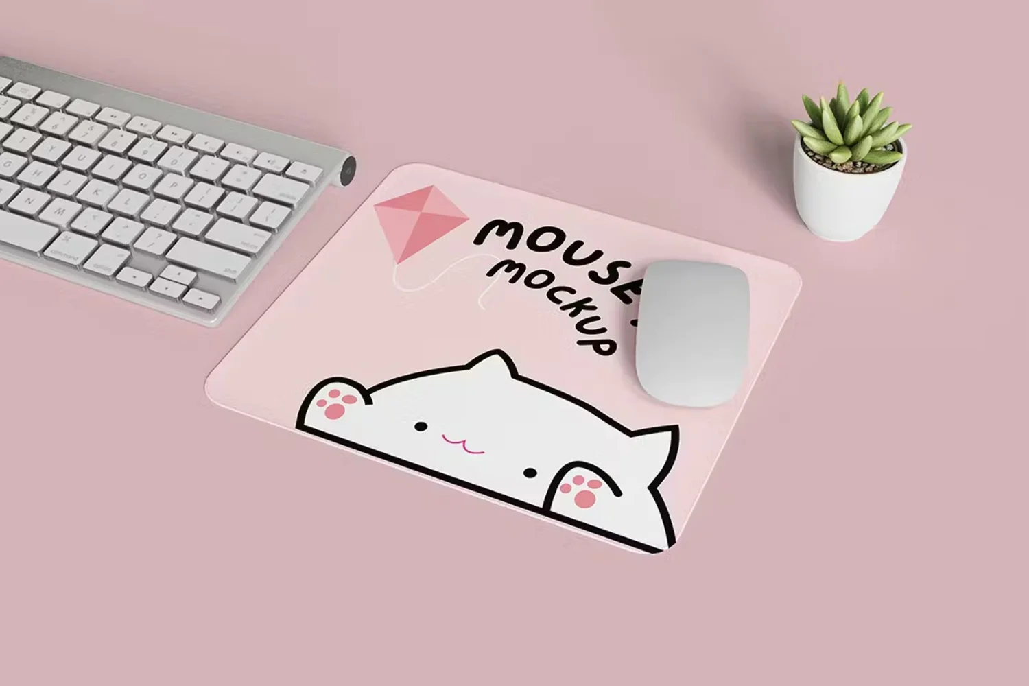 5253 5款鼠标垫设计PSD样机素材 Mousepad Mockup@GOOODME.COM