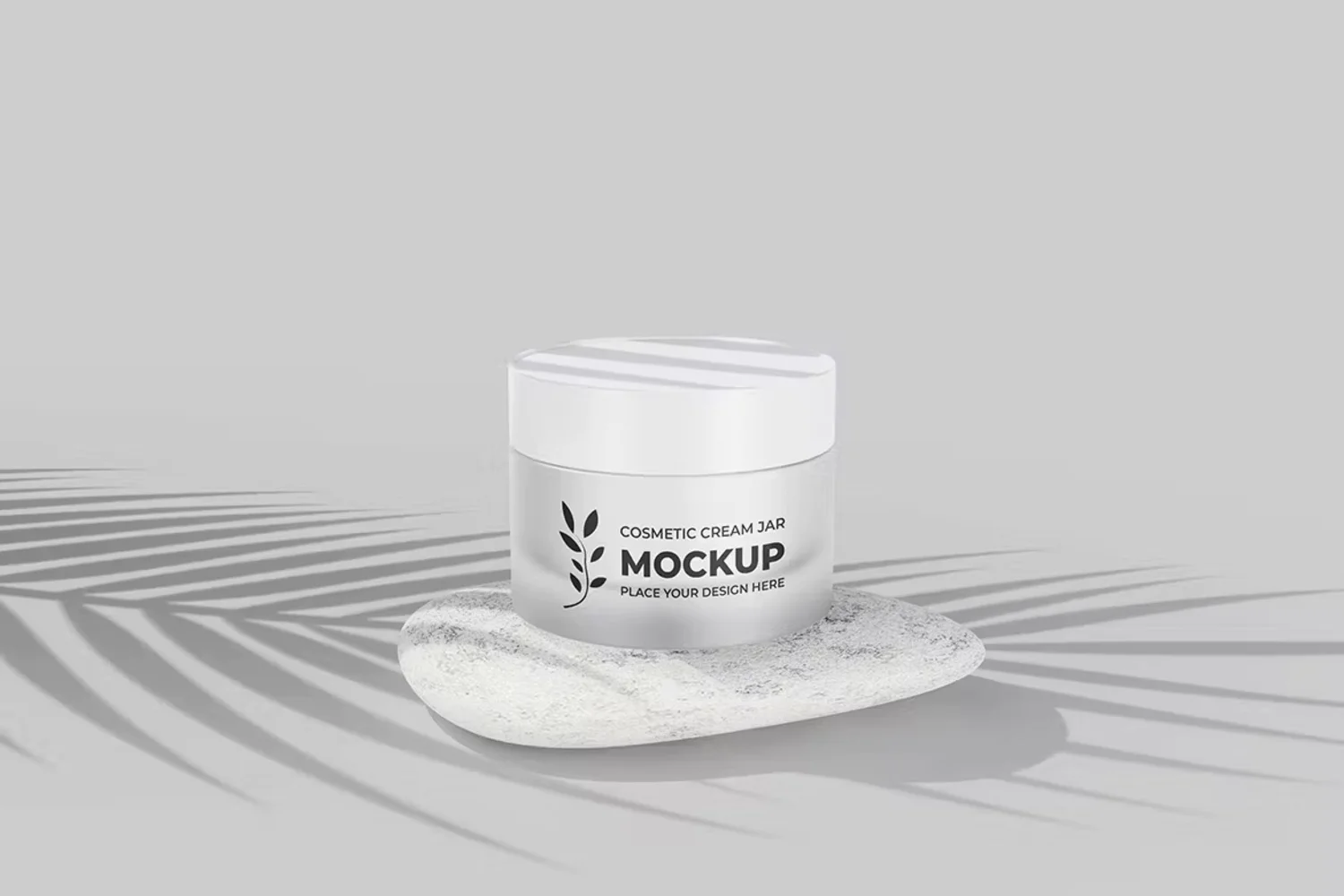 5269 时尚实用的化妆品霜瓶模拟展示设计PSD样机素材 Cosmetic Cream Jar Mockup@GOOODME.COM