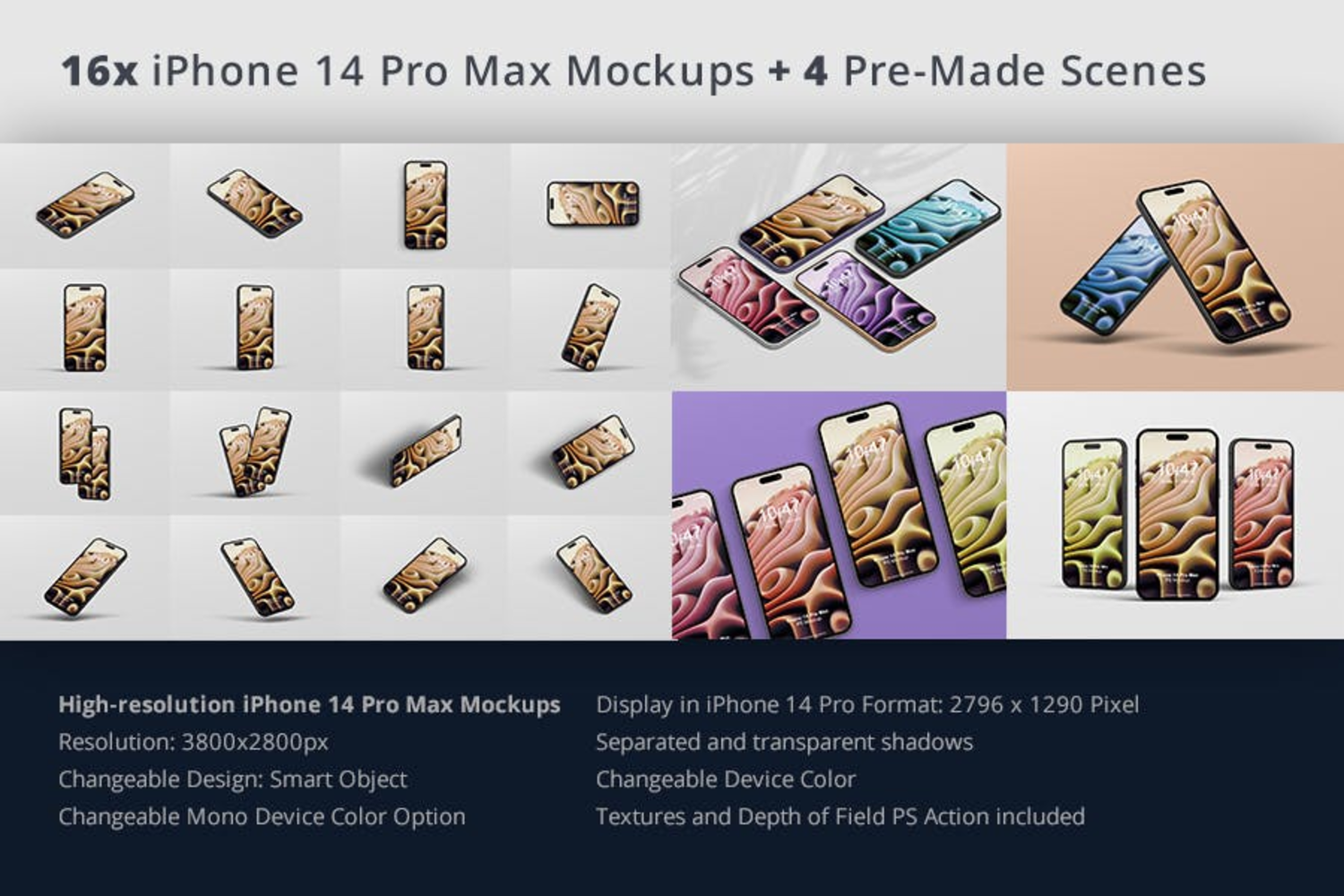 5270 多角度iPhone 14 Pro Max 手机样机合集下载phone-14-max-mockup@GOOODME.COM