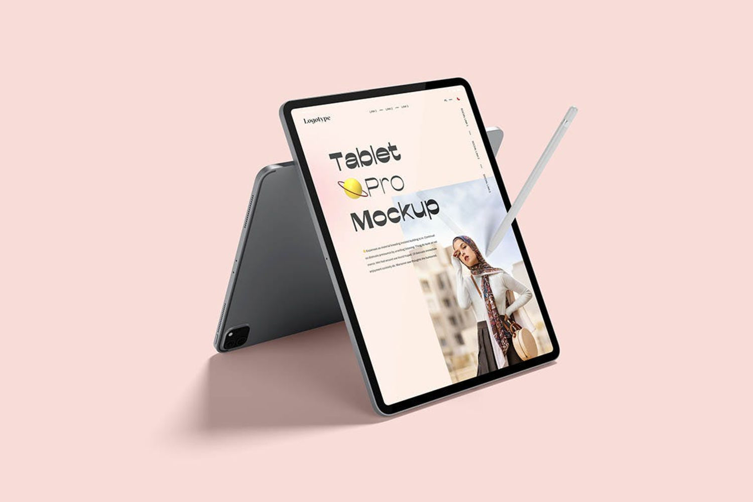 5276 5款全面屏iPad Pro平板电脑样机模板 tablet-pro-mockup@GOOODME.COM