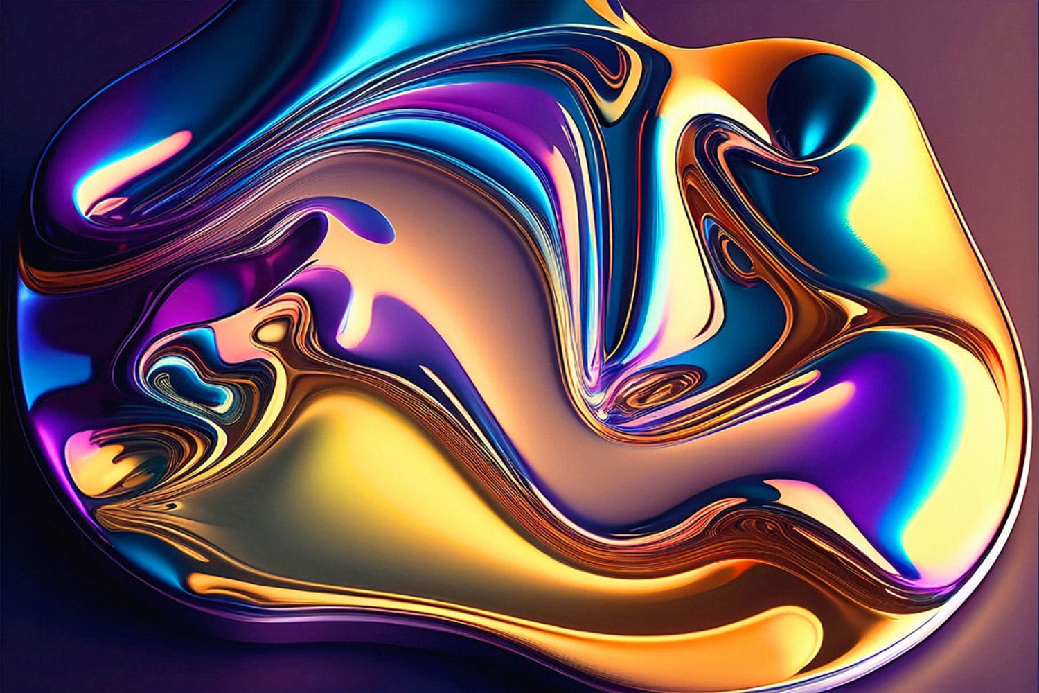 5284 金属不规则液体渐变铬JPG背景liquid-gradient-chrome-backgrounds@GOOODME.COM