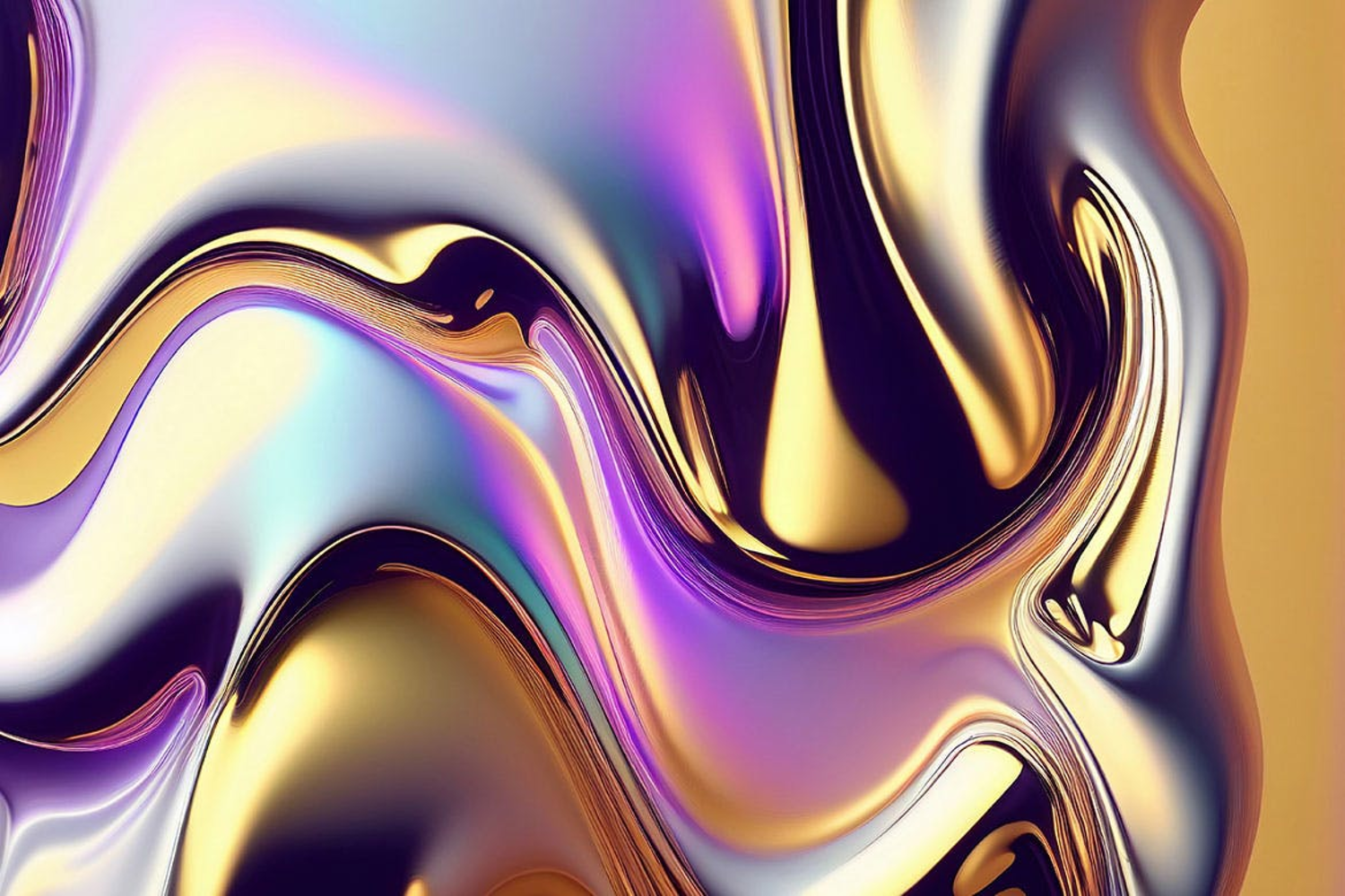 5284 金属不规则液体渐变铬JPG背景liquid-gradient-chrome-backgrounds@GOOODME.COM