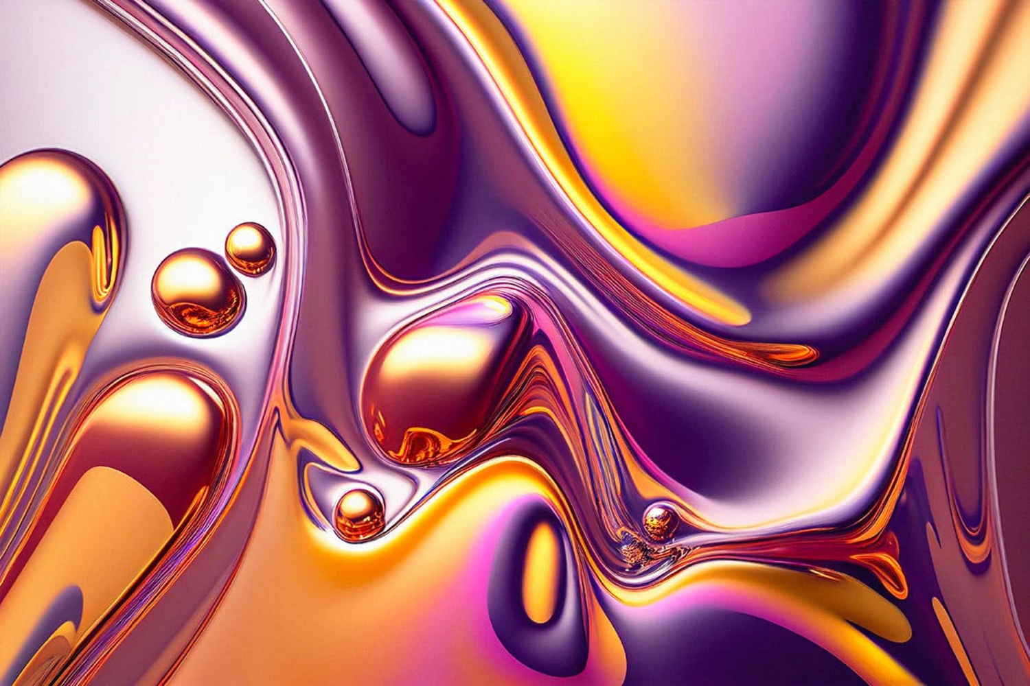 5284 金属不规则液体渐变铬JPG背景liquid-gradient-chrome-backgrounds@GOOODME.COM