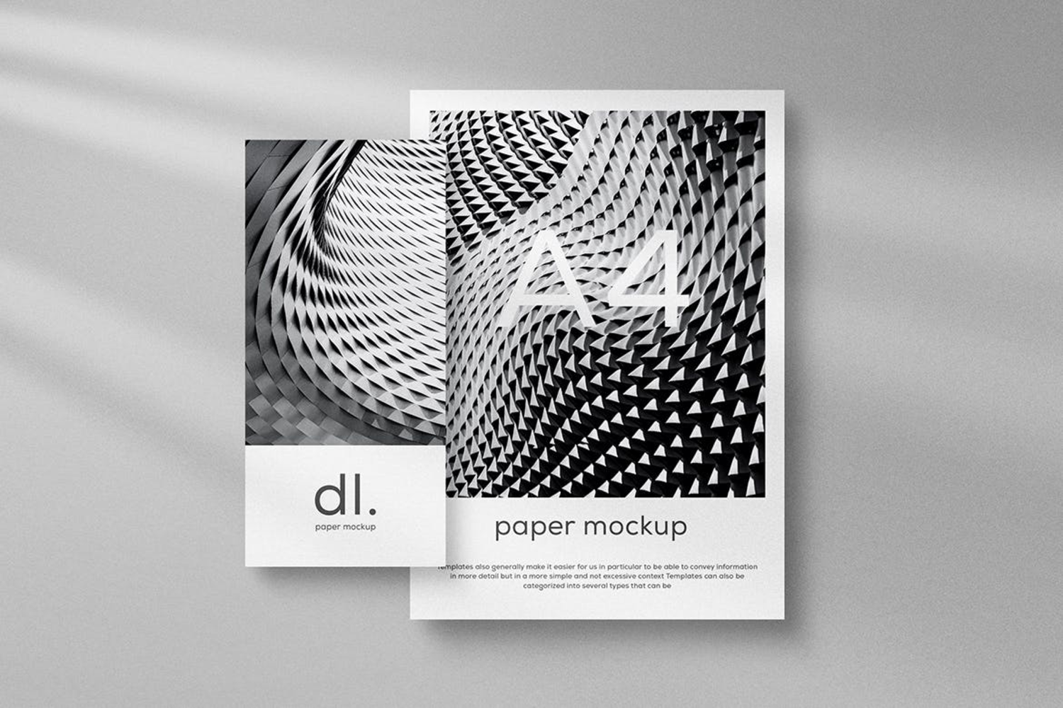 5287 4款版式杂志商业期刊封面PSD样机素材包 Business Paper Mockups@GOOODME.COM