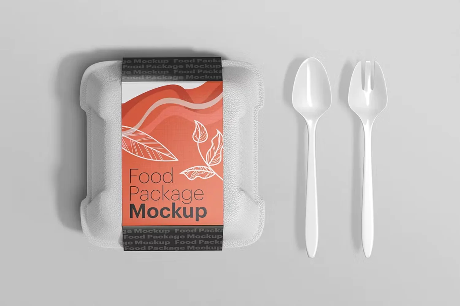 5296 6款可回收环保外卖食品包装盒psd样机素材 Food Package Mockup@GOOODME.COM