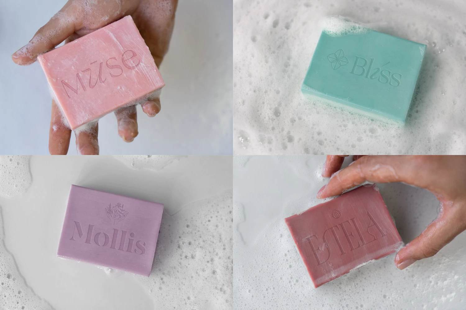 5297 17款时尚压花手工肥皂香皂设计展示贴图PSD样机模板素材 Soap MockUps Pack@GOOODME.COM