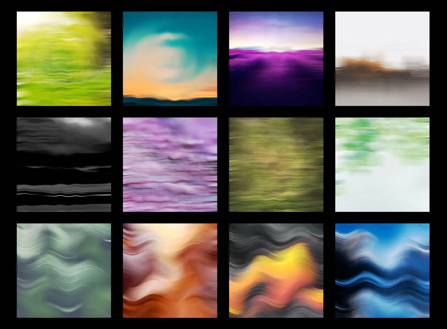 5375 100个抽象波浪纹理和背景包 100 Abstract Textures & Backgrounds Pack@GOOODME.COM