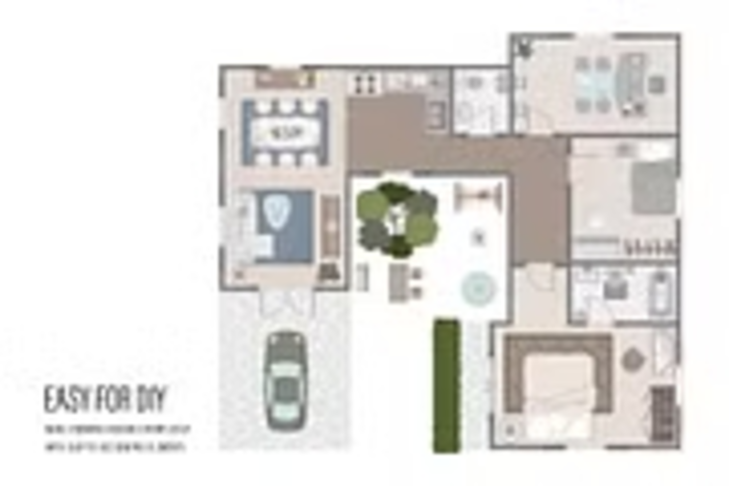 5510 室内设计平面布局效果图创作素材集合包 – Floor Plan Kit