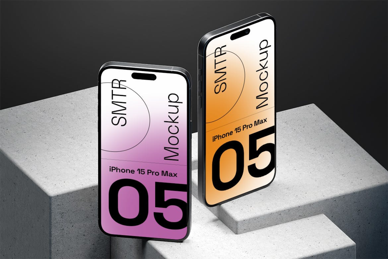 5640 iPhone 15 手机样机-iphone-15-mockup