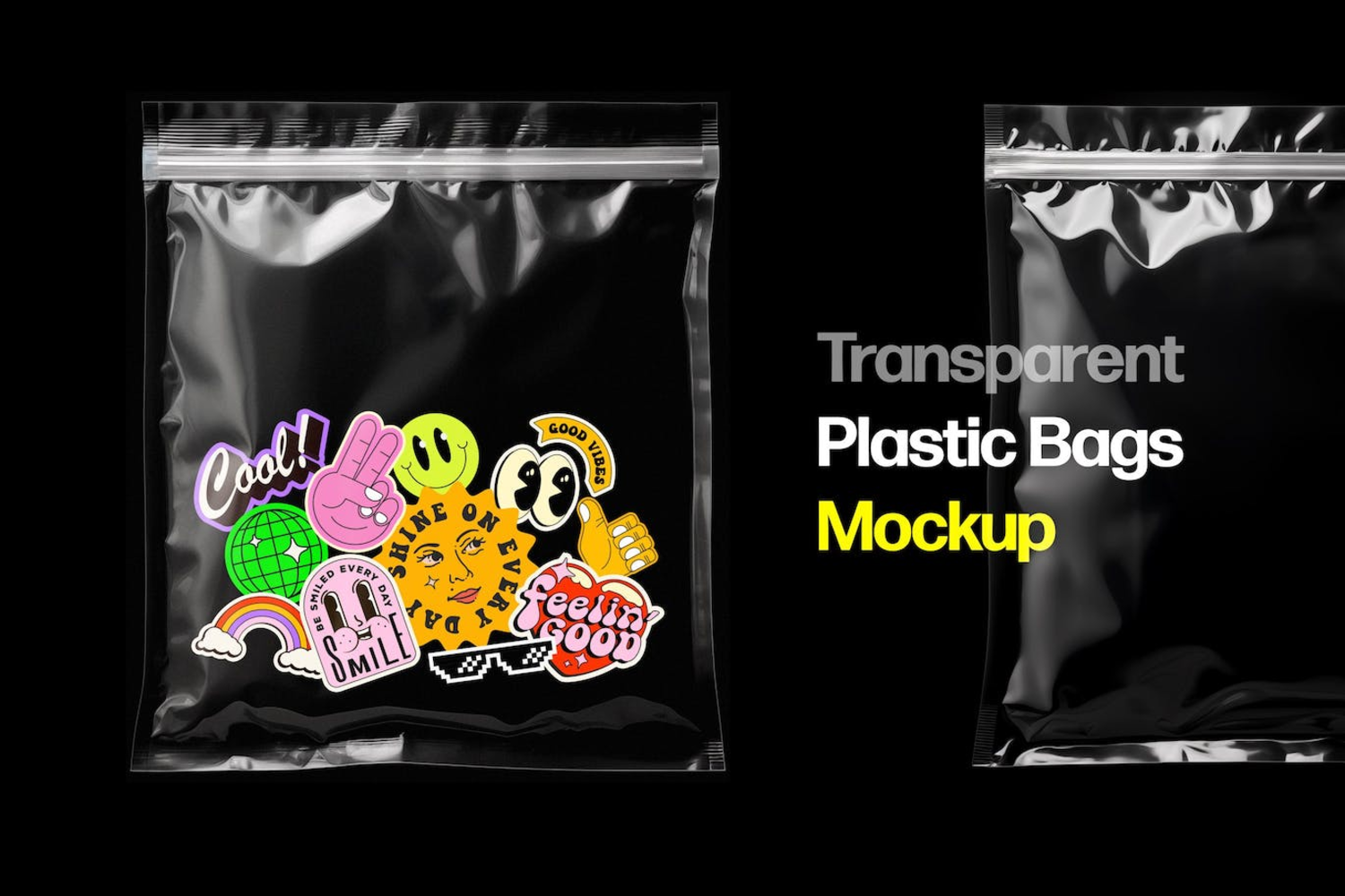 5705 高质量透明塑料袋样机素材