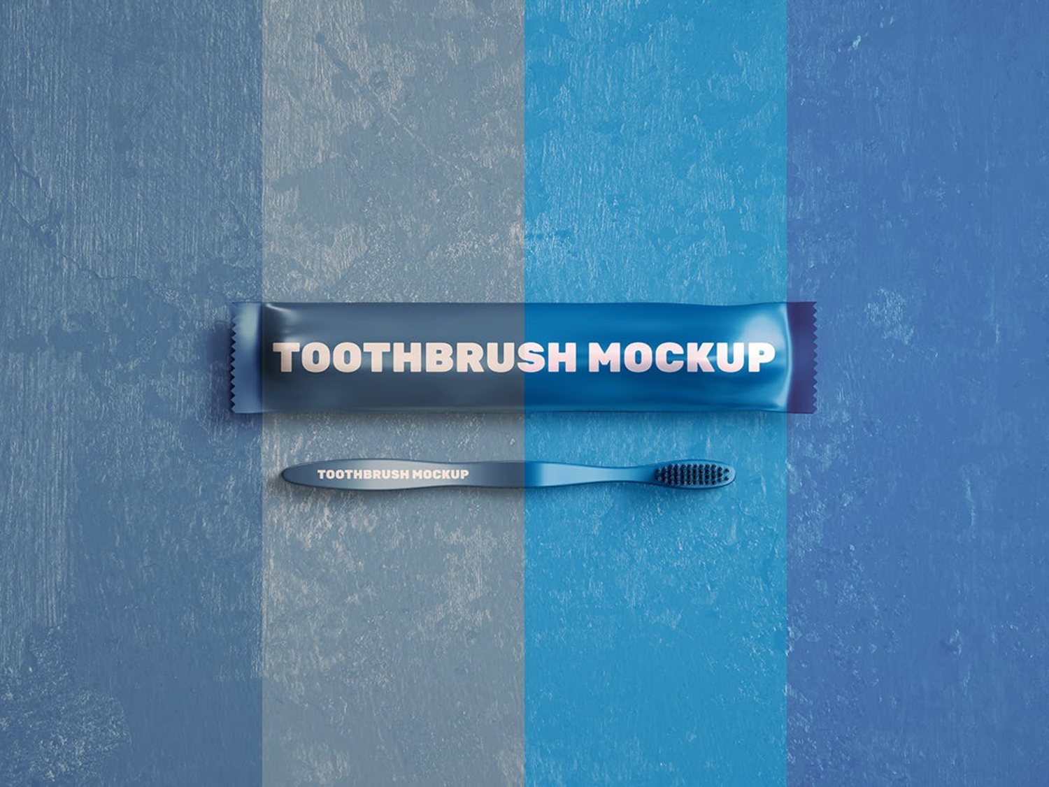 5708 精美时尚牙刷包装盒样机-toothbrush-mockup