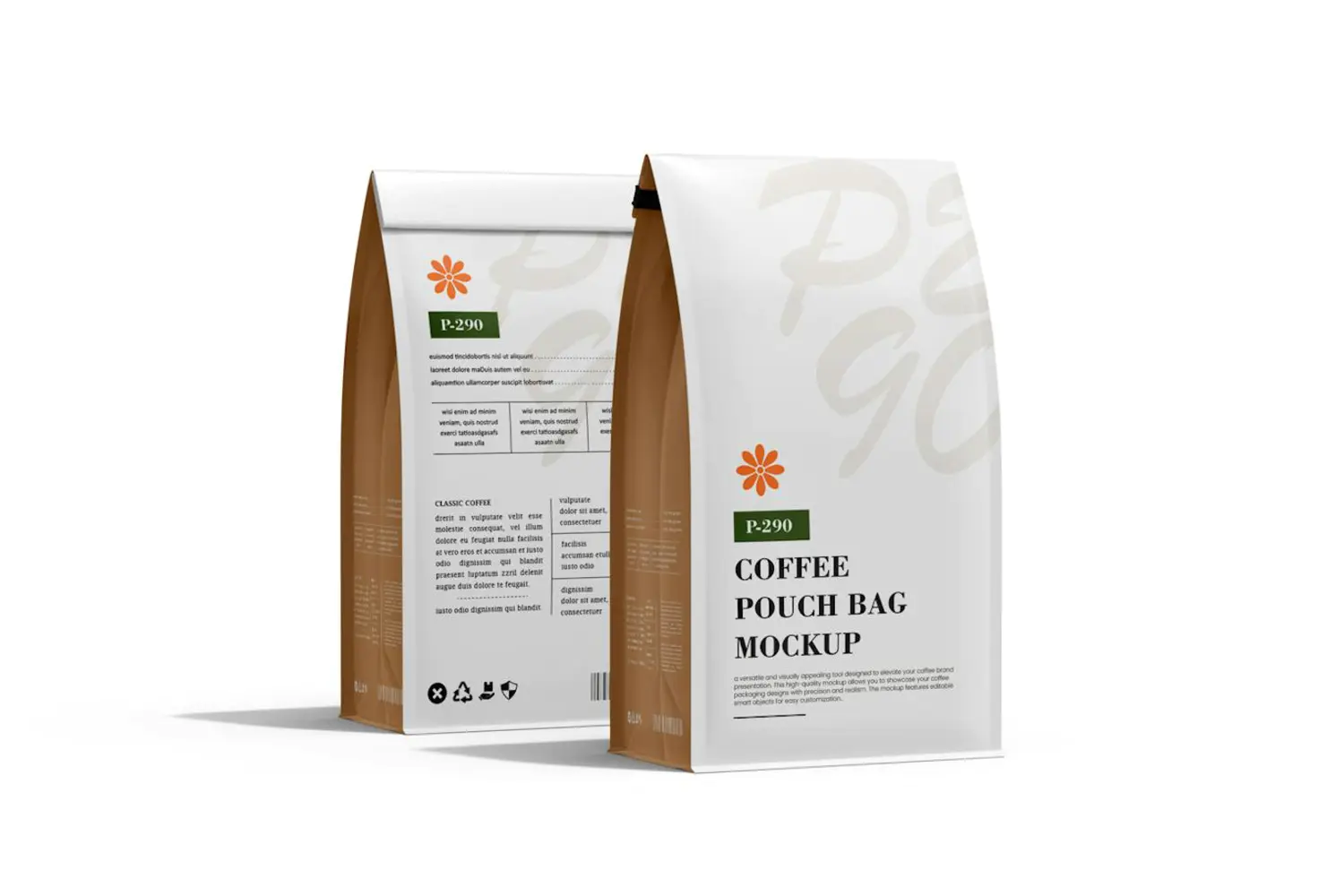 5710 时尚创意咖啡袋包装样机-coffee-pouch-packaging-mockup