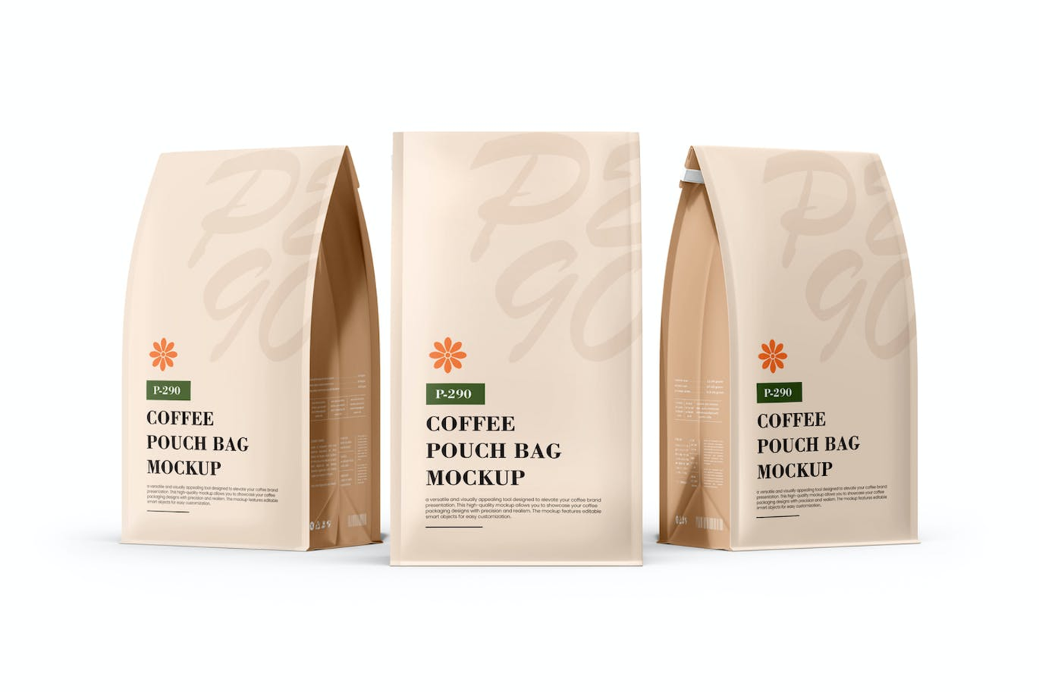 5710 时尚创意咖啡袋包装样机-coffee-pouch-packaging-mockup