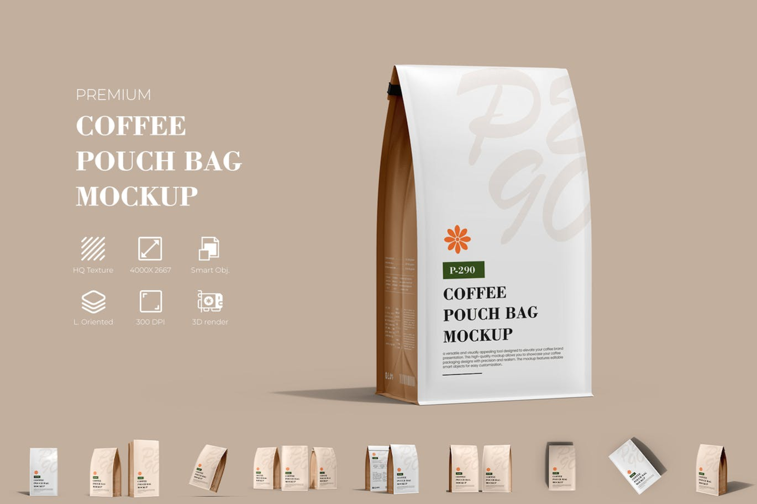 5710 时尚创意咖啡袋包装样机-coffee-pouch-packaging-mockup