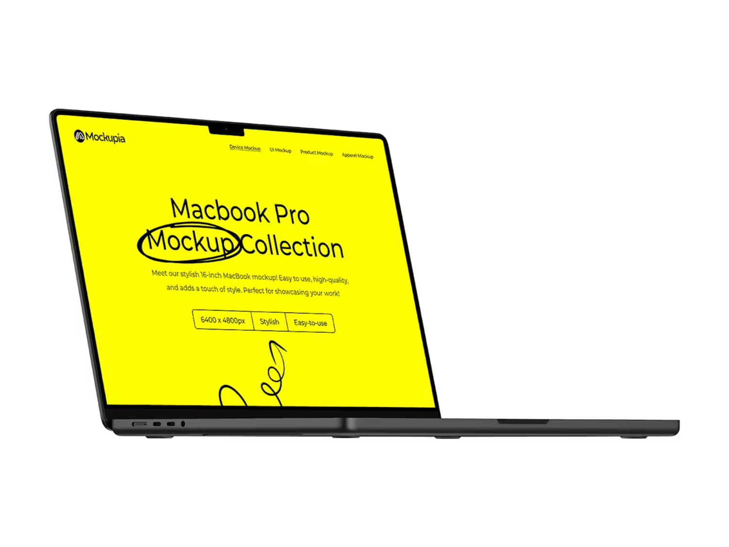 5802 MacBook Pro高质量细节设计展示电脑模拟器样机-Macbook Pro Mockup