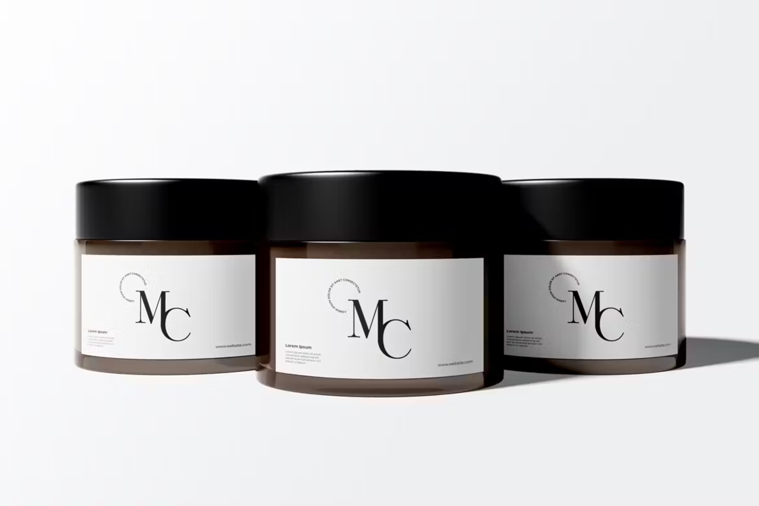 5836 高质量精美化妆品罐模型样机-Cosmetics Jar Mockup