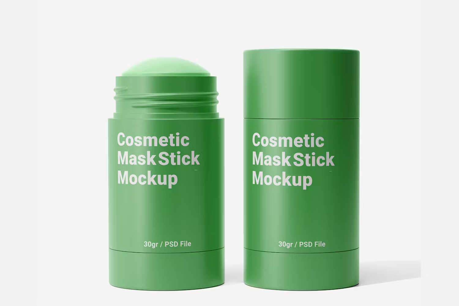 5855 高清定制30克化妆品粘土面膜模型样机-30gr Cosmetic Clay Mask Stick Mockup Vol.2